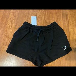 Black gymshark athletic comfy shorts